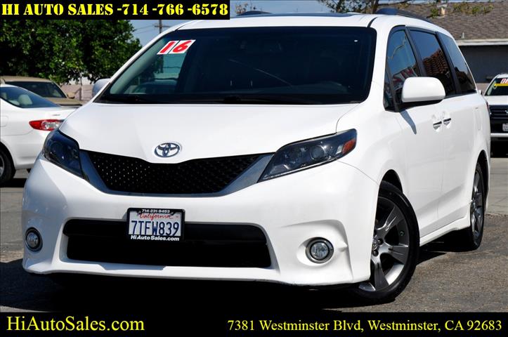 2016 Toyota Sienna SE Premium