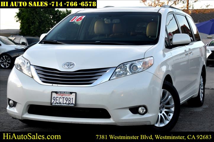 2016 Toyota Sienna XLE