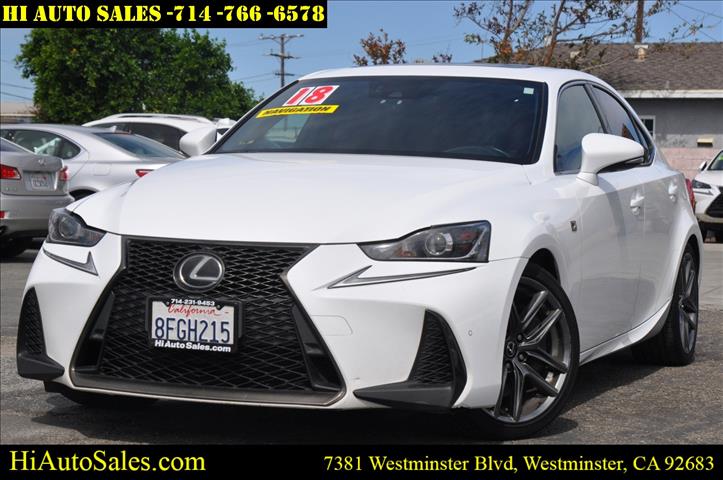 2018 Lexus IS 300 F SPORT